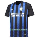 Camisolas de Futebol Inter de Milão Equipamento Principal 2018/19 Manga Curta Camisolas de Futebol Inter de Milão Equipamento Principal 2018/19 Manga Curta